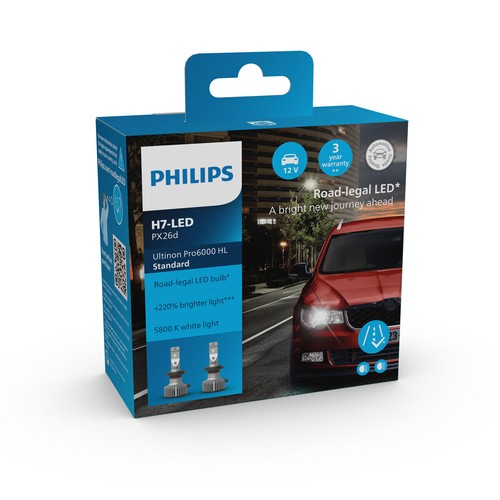 Philips led ultinon pro6000 - h7,