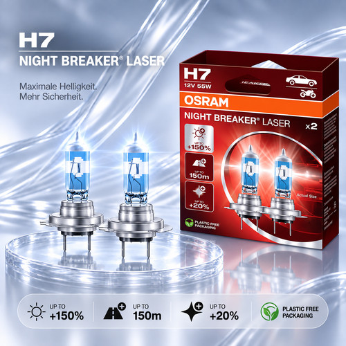 Osram new night - h7, breaker