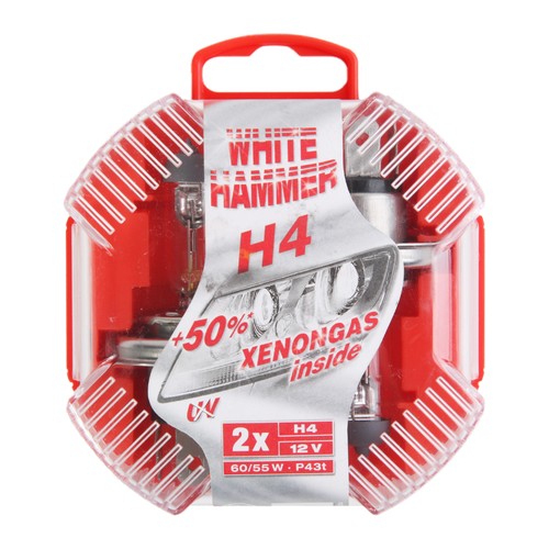 White hammer 12v 60 55w - 2x, h4